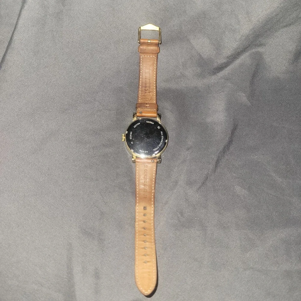 Fossil Original Boyfriend ES4181 watch Luggage Leather Band